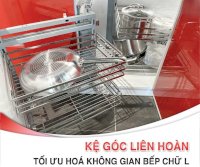 Kệ Góc Liên Hoàn Giải Pháp Hiệu Quả Giúp Tối Ưu Hóa Tủ Bếp Chữ L