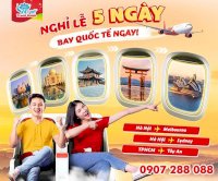 Vietjet Air Ưu Đãi Vé Máy Bay Đi Quốc Tế Dịp Lễ