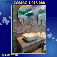 Combo Chậu Lavabo Bàn Đá Dương