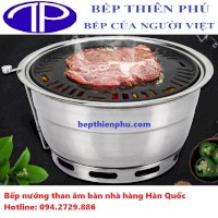 Bếp Nướng Than Hoa Âm Bàn Hút Dương Cho Nhà Hàng Tại Đà Nẵng