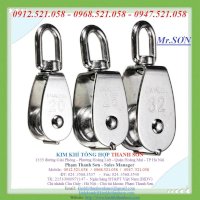 (Quá Nhiều Ròng Dọc Đơn Inox 304,Puly Inox 304, Móc Cẩu Inox 304) Kim Khí Vật Tư Thanh Sơn - Hà Nội Phân Phối Cáp Inox 304, Xích Inox 304, Bu Lông Inox 304, Kẹp Cáp Inox 304, Tăng Đơ Inox 304,