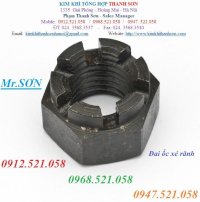 (Ê Cu Xẻ Rãnh M27,M24,M20,M16,M14 Hà Nội Có Bu Lông Chốt Chẻ Mạ Kẽm) Công Ty Bu Lông Thanh Sơn Cung Cấp Tán Chẻ, Ốc Chẻ, Đai Ốc Thép Xe Rãnh, Chốt Chẻ Thép Mạ Kẽm, Bu Lông Mạ Kẽm Ren Suốt Có Lỗ Bắt Chốt Chẻ,