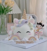 Bánh Kem Hình Unicorn Đáng Yêu, Đẹp Nhất Tặng Sinh Nhật Bé Gái