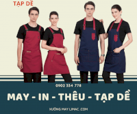 Tổng Hợp Các Mẫu Tạp Dề Mới Nhất 2024 - Nhận May In Thêu Tạp Dề Theo Yêu Cầu