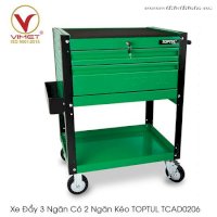 Xe Đẩy 3 Ngăn Có 2 Ngăn Kéo Toptul Tcad0206 Made In Taiwan