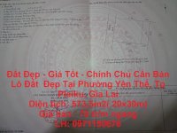 Đất Đẹp - Giá Tốt - Chính Chủ Cần Bán Lô Đất Đẹp Tại Phường Yên Thế, Tp Pleiku, Gia Lai