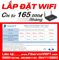 Gói Wifi Tốc Độ Cao Giá Cước Rẻ Tại Vnpt Xã Bình Lợi Huyện Bình Chánh