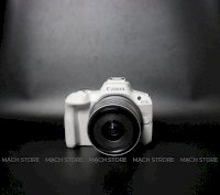 Canon R50 + Lens Rf-S 18-45Mm F/4.5-6.3 Is Stm (White/New)