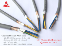 Cáp Điều Khiển 3G Ct-500/Sh-500 Altek Kabel