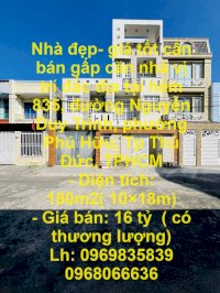 Nhà Đẹp- Giá Tốt Cần Bán Gấp Căn Nhà Vị Trí Đắc Địa Tại Tp Thủ Đức, Tp Hồ Chí Minh