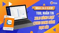 Phần Mềm Ninja Zalo Client - Tool Nhắn Tin Tự Động