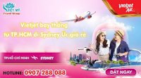 Vietjet Bay Thẳng Từ Tp.hcm Đi Sydney Úc Giá Rẻ