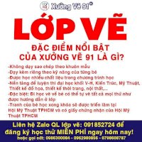 Lớp Vẽ Cô Khuyên - Xưởng Vẽ 91 - Lớp Vẽ Phước Bình