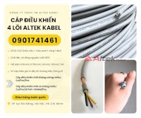 Dây Cáp Điều Khiển 4 Lõi Chống Nhiễu/ Không Chống Nhiễu Altek Kabel Đức