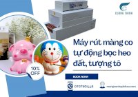 Máy Rút Màng Co Bọc Heo Đất, Tượng Đất Siêu Siêu Đẹp