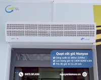 Quạt Cắt Gió Nanyoo Được Lắp Cho Trung Tâm Thương Mại