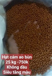 Cám Cá Koi Bơm Size Ao Bùn 25Kg