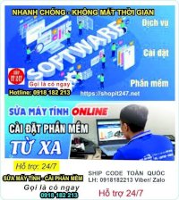 Cài Win Và Phần Mềm Online =Lh: Zalo/ Viber/ Sms