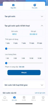 Tự Tạo Gói Cước Data Linh Hoạt Chuyển Vùng Quốc Tế Ngay Trên App My Mobifone