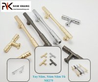 Tay Nắm Tủ Họa Tiết Vân Sóng