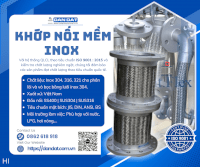 Khớp Nối Mềm Inox 2 Đầu Cong, Khớp Nối Mềm Chống Rung Inox, Khớp Nối Mềm Inox Công Nghiệp