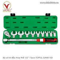 Bộ Cờ Lê Đầu Thay Thế 1/2 11Pcs Toptul Gaai1103