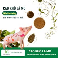 Mua Bán Cao Khô Lá Mơ Tăng Cường Hệ Tiêu Hóa Vật Nuôi