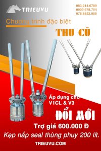 Kẹp Nắp Thùng Phuy, Kẹp Nắp Thùng 18-20L