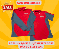 Áo Thun Viettel Post Mẫu Mới, Size S Đến 3Xl