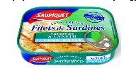 Saupiquet filets de sardines (100g)