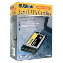 Buslink 2 - port serial ATA cardbus PCMCIA Adapter