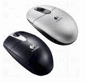 Logitech Scroll Mouse (White/ Black) PS/2 