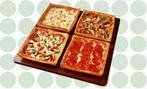 Pizza với cà chua, pho ma, Jăm bông, dứa (loại nhỏ)