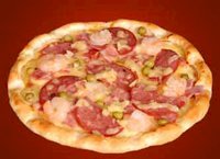 Marinara-Pizza gồm cà chua, phoma, ớt và hải sản(loại nhỏ)