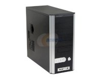  COOLER MASTER Centurion 5 CAC-T05-UWC Black/Silver Aluminum Bezel, SECC Chassis ATX Mid Tower Computer Case 380W Power Supply - Retail