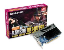 GIGABYTE GV-RX24P256H 256MB ( ATI Radeon X2400 PRO , 256MB , 64bit, GDDR2 , PCI Express x16 )