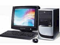Máy tính Desktop Acer Aspire SA85, Intel Pentium D820 (2.8Ghz, 2MB cache), 512MB DDRam, 80GB Sata, Monitor 15" CRT Acer Linux