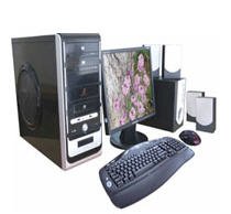Máy tính Desktop Keyman Multimedia,Intel 965G Intel Core 2 Duo E4500(2x2.0GHz, 2MB L2 Caches), 1GB DDR2, 160GB SATA HDD, PC DOS