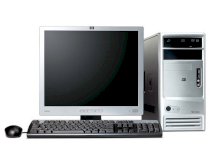 Máy tính Desktop HP Compaq DX2700MT (RC737AV-436) (Intel Core 2 Duo E4300(2x1.8GHz, 2MB L2 cache, 800MHz FSB), 512MB DDR2 667MHz, 80GB SATA HDD, 17" CRT)