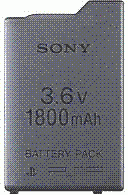 PSP 1000 Series Official 1800mAh Battery