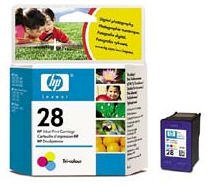 HP 28 Tri-colour Inkjet Print Cartrige