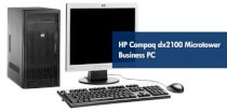 Máy tính Desktop HP-Compaq Dx2100 (EF355VA) (Intel Pentium IV( 3.0GHz, 1MB Cache, 800Mhz FSB), 256MB DDR 400Mhz, 80GB ATA HDD, Monitor15") PC DOS