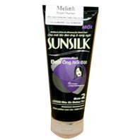  Sunsilk dầu xả đen óng nổi bật 200ml   