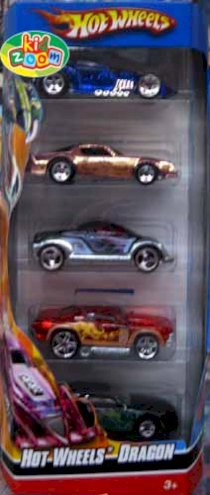 Hot Wheels 5 Car Gift Pack - Dragon 6180