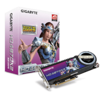 GIGABYTE GV-R487X2-2GH-B (ATI Radeon HD 4870 X2, 2GB, 512-bit (256-bit x 2), GDDR5, PCI Express 2.0 x16) 