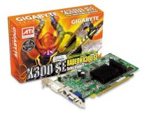 GIGABYTE GV-RX30S128D-B (ATI Radeon X300 SE, 128MB DDR, 64 bit, CI Express x16)  