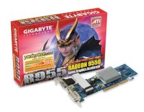 GIGABYTE GV-R955128D2 (ATI Radeon 9550, 128MB GDDR2, 64 -bit, AGP 8X)