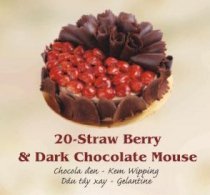 20 - Straw Berry & Dark Chocolate Mouse