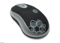 TravelPAC Floral Optical Retractable Mouse 233 BK/R