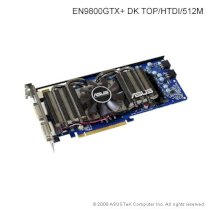 ASUS EN9800GTX+ DK TOP/HTDI/512M (NVIDIA GeForce 9800GTX+, 512MB, GDDR3, 256-bit, PCI Express 2.0)  